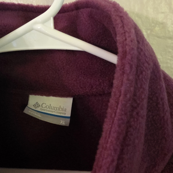 Columbia Purple Fleece Vest - Picture 2 of 4